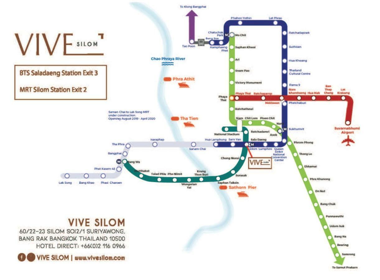 Hotel Vive Silom Bangkok Zewnętrze zdjęcie